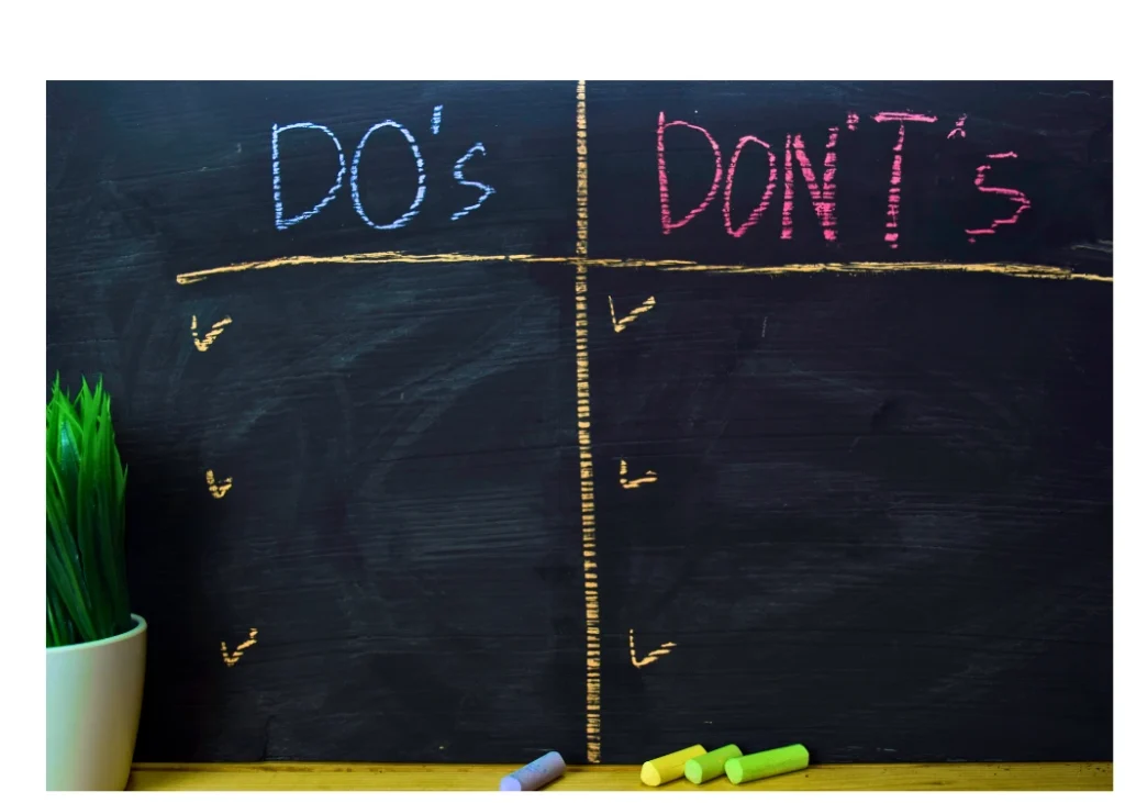 Do's and Don'ts after Botox